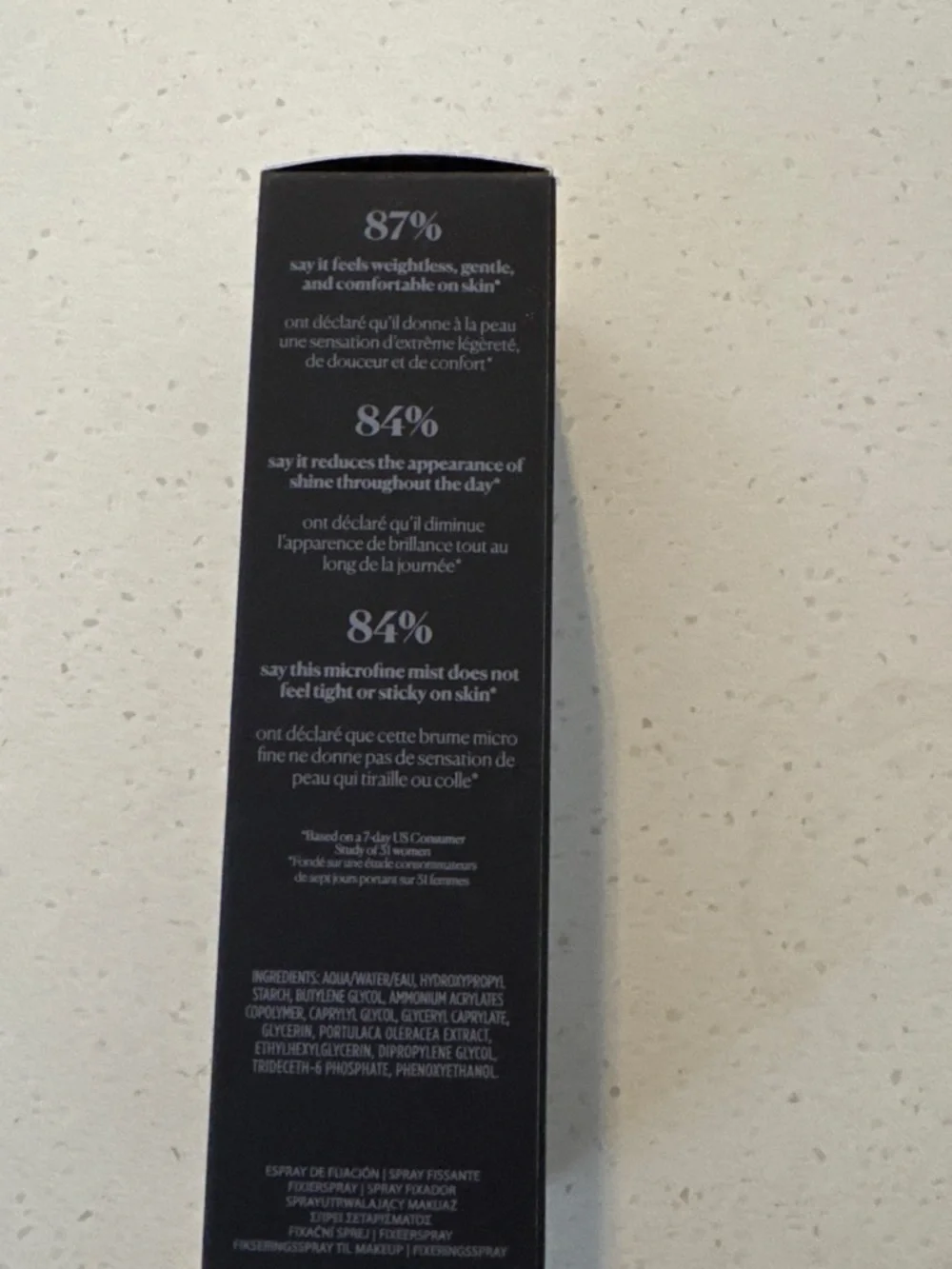 laura mercier Translucent Pure Setting Spray — Black Packaging